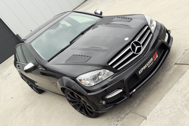 Mercedes C63 AMG w204 wide body kit Expression Motorsport